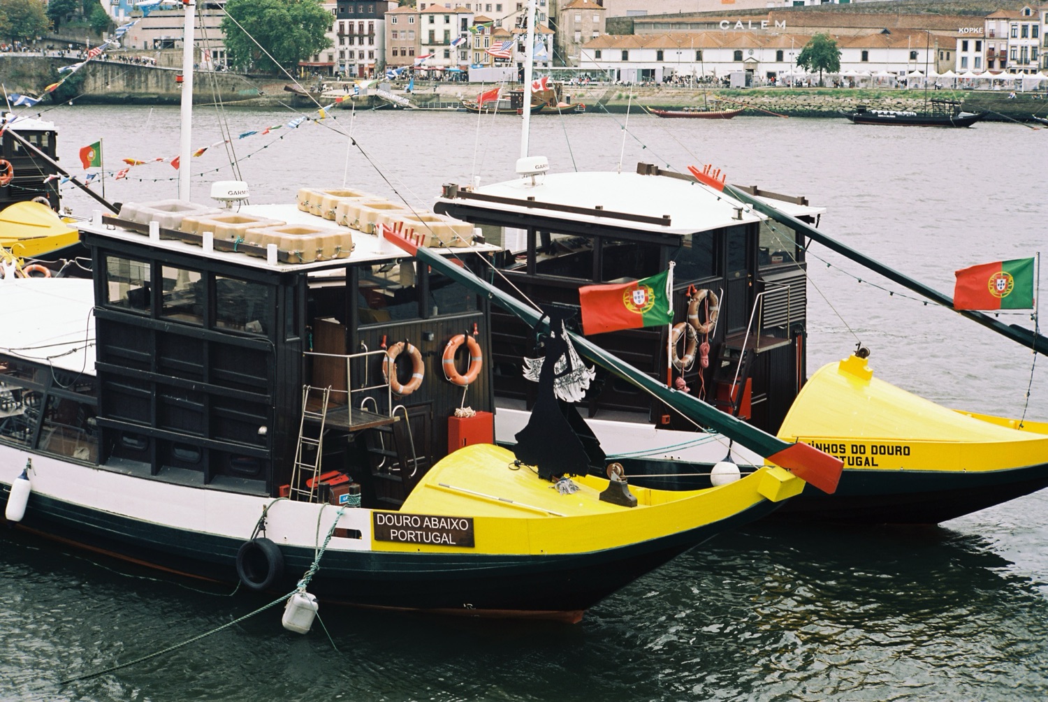 Rabelo boats on Douro river, Porto